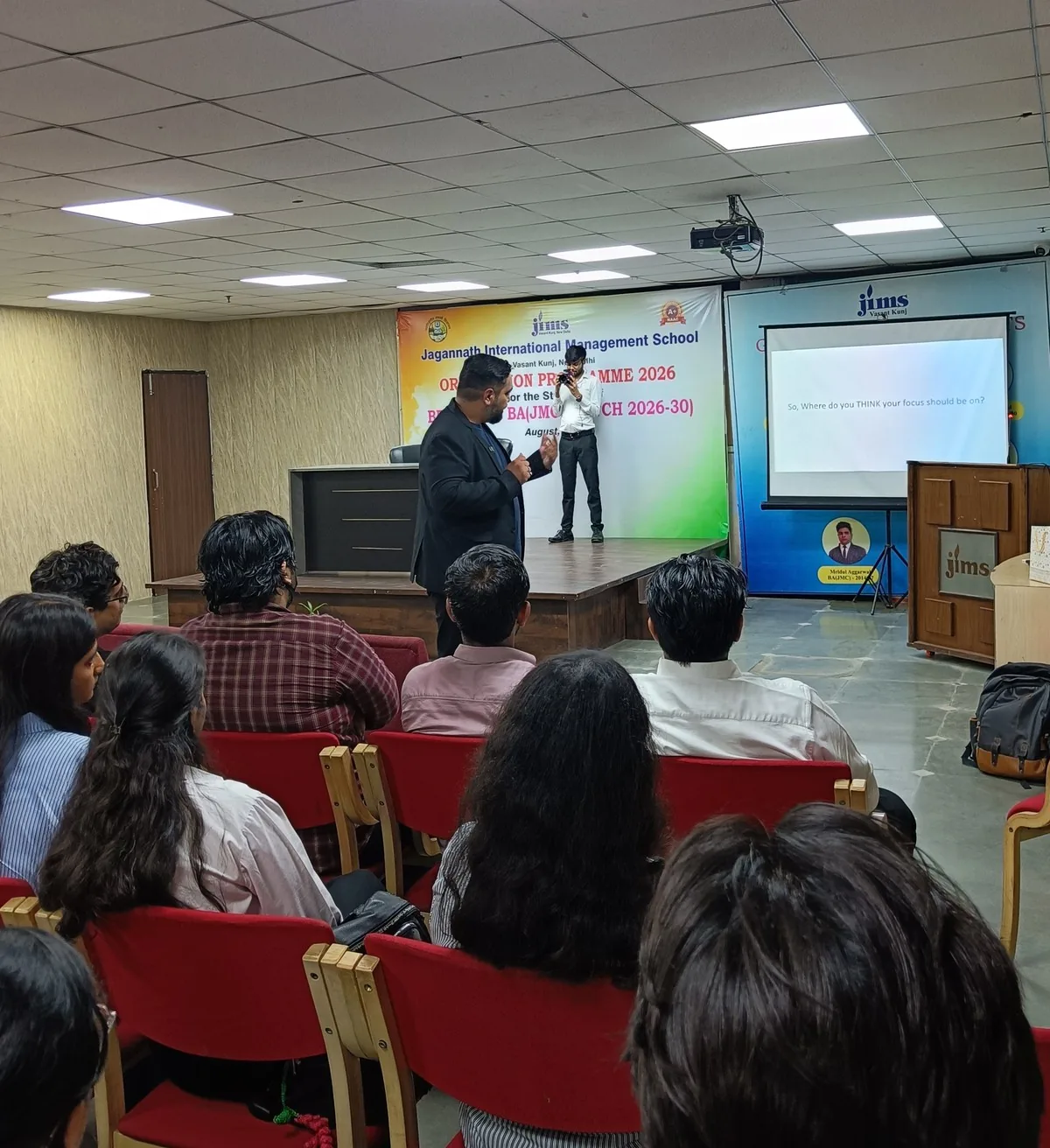 Auditorium Address to Emerging Professionals